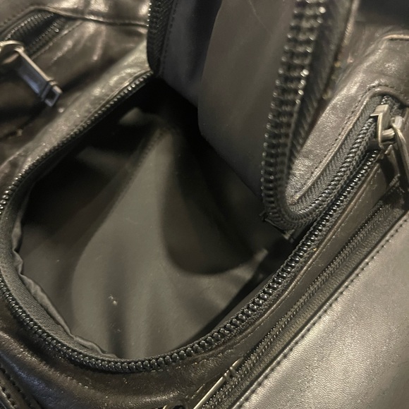 All leather Tumi London Roll top bag. Used half a dozen times. In great shape. - Picture 6 of 9